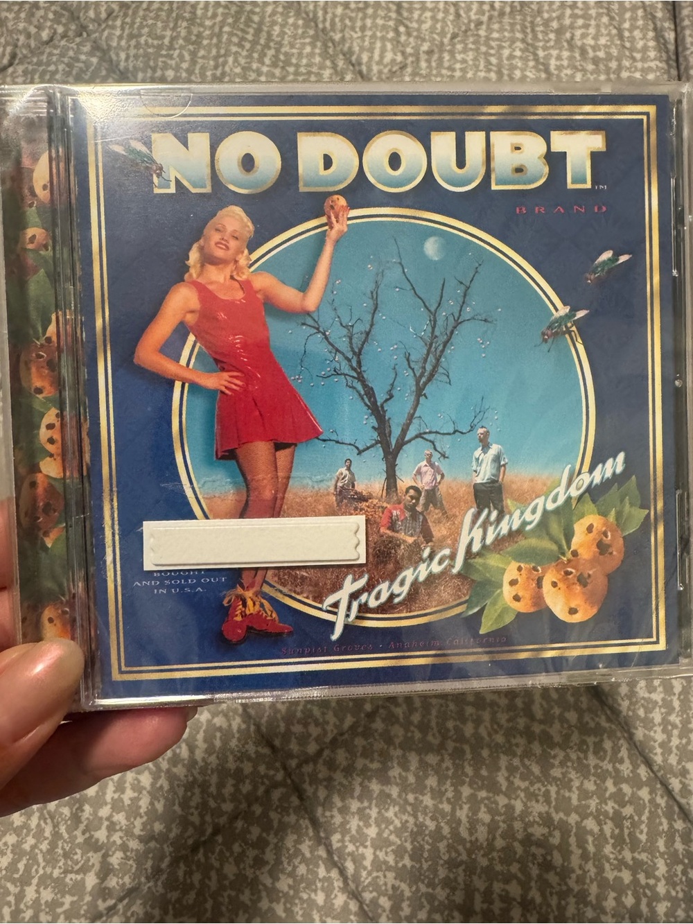 "Tragic Kingdom" No Doubt Blue CD Case with Red Dress Artwork Brand New